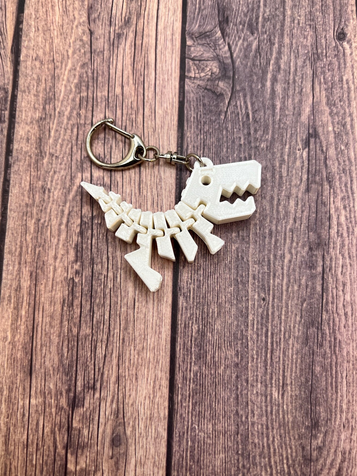 Flexi Rex Dinosaur Keychain