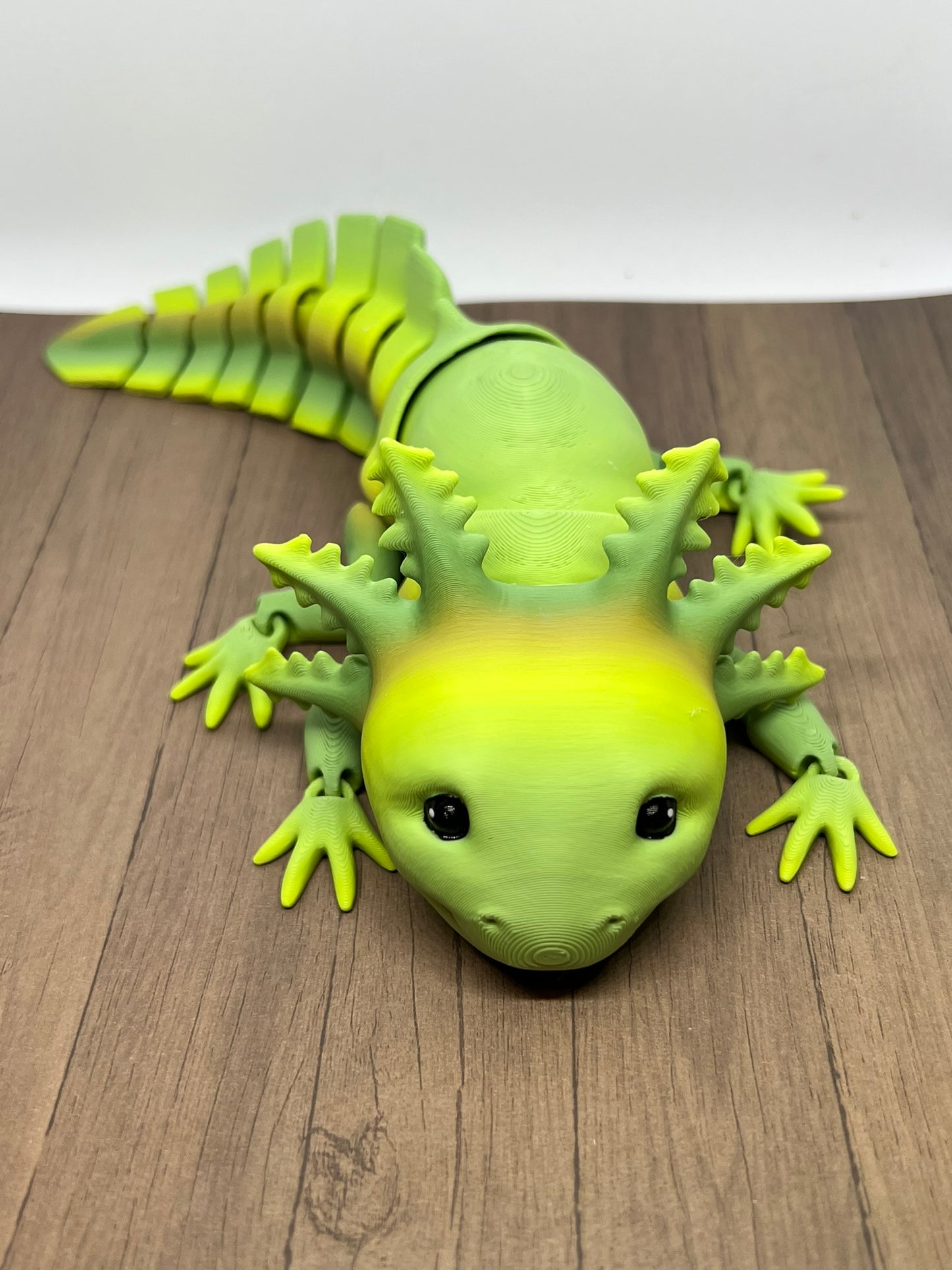 Smiling Axolotl - Medium (Solid Head Fins)