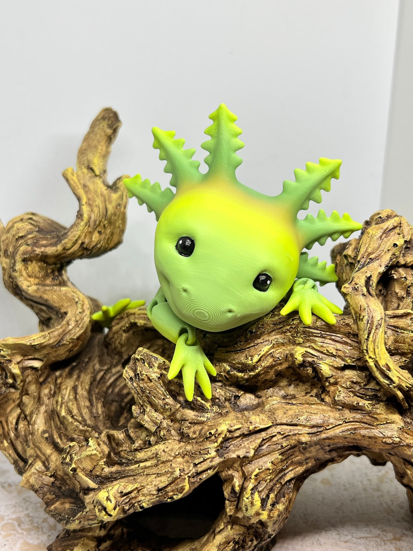 Smiling Axolotl - Medium (Solid Head Fins)
