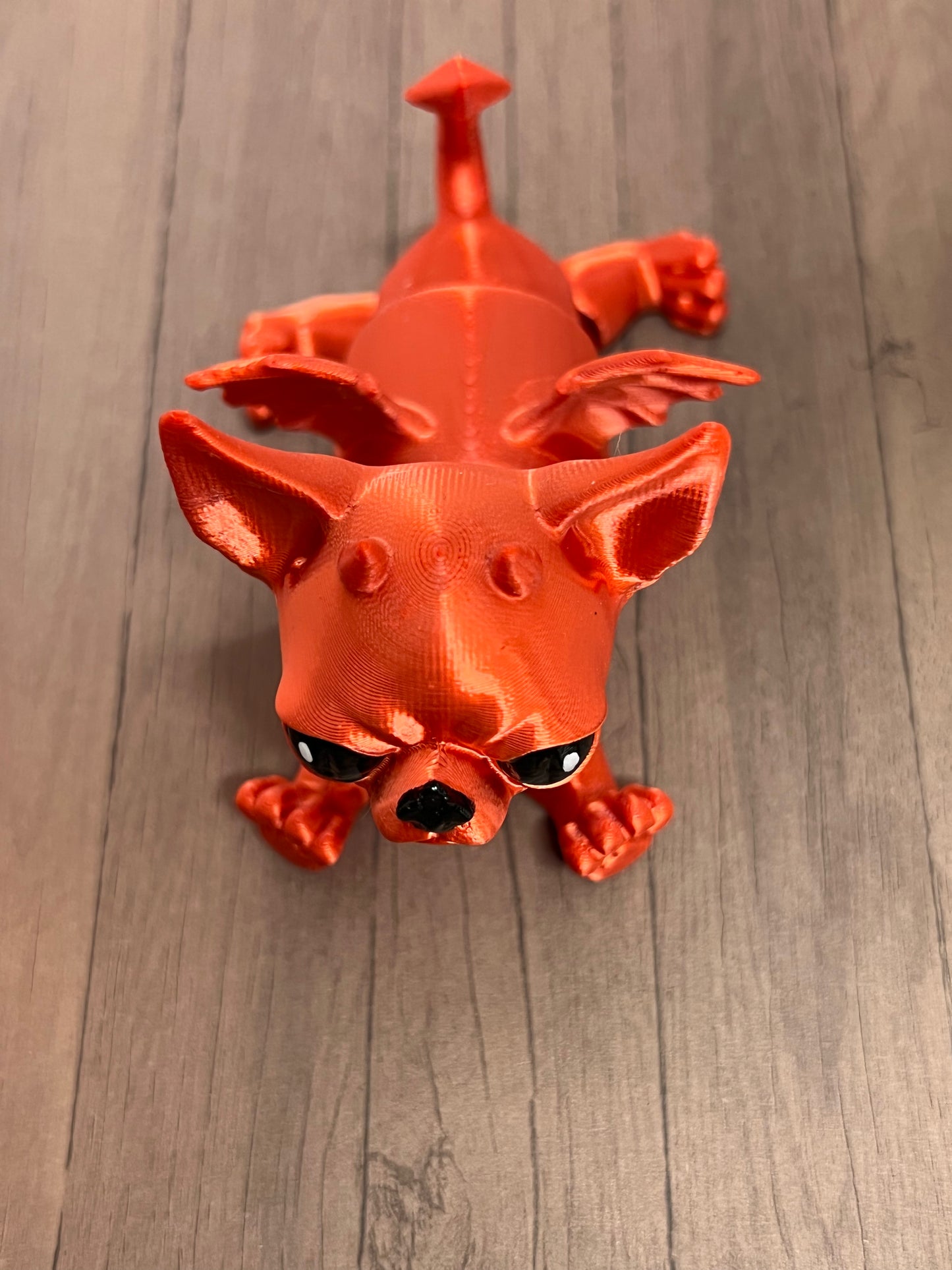 Devil Chihuahua Dog Flexi - Medium