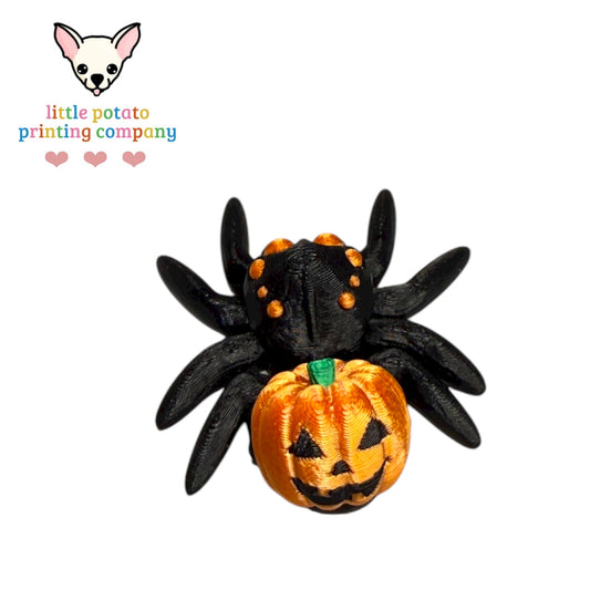 Mini Jack-O-Lantern Spider MMU (Cinderwing3D)