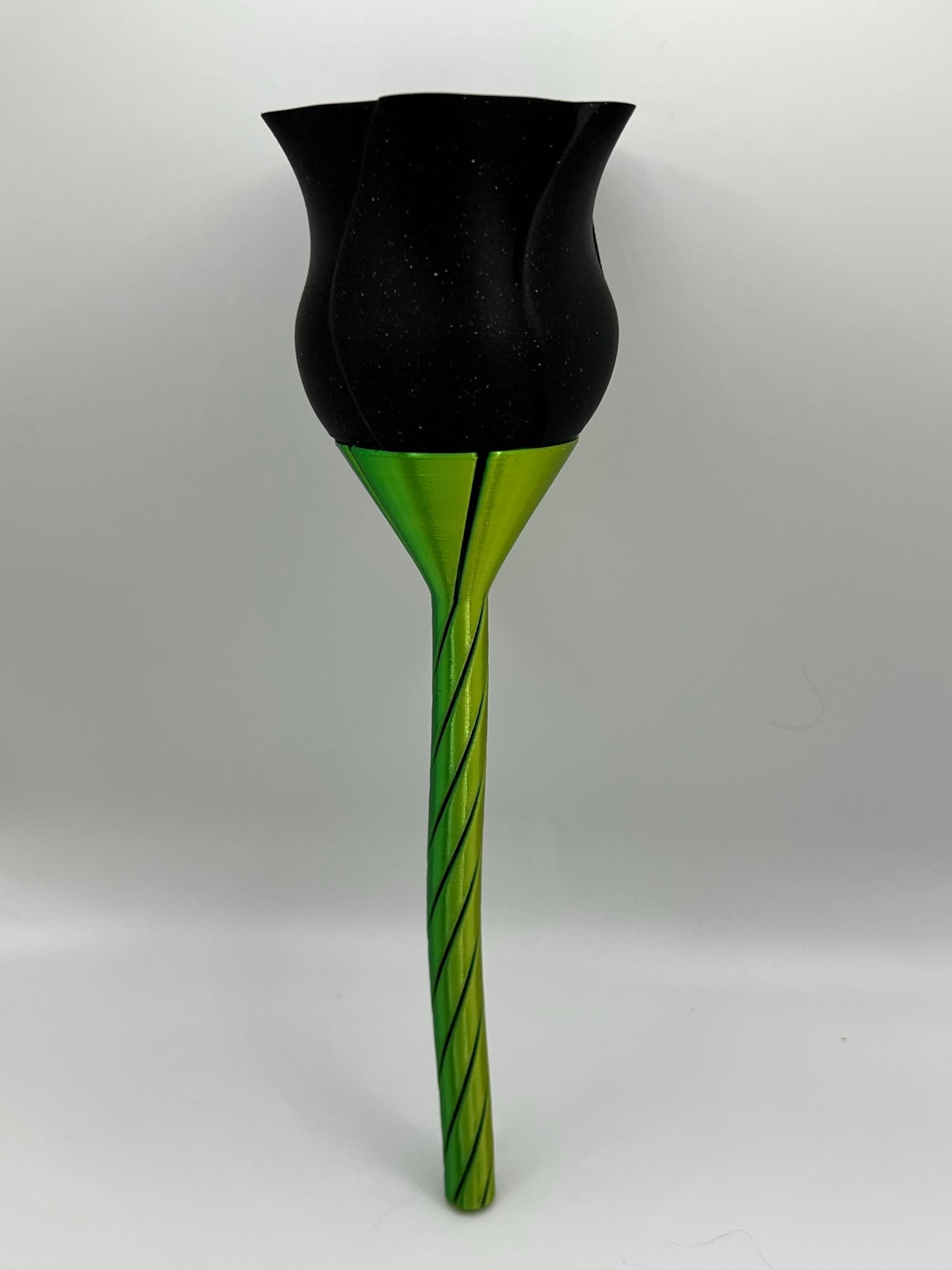 Rose with Spiral Stem