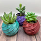 Round Bauble Spiral Succulent Holder