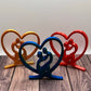 String Art Heart - Mother and Child