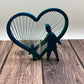 String Art Heart - Father and Child