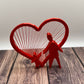 String Art Heart - Father and Child