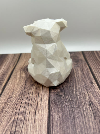 Low Poly Bear with Heart