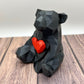 Low Poly Bear with Heart