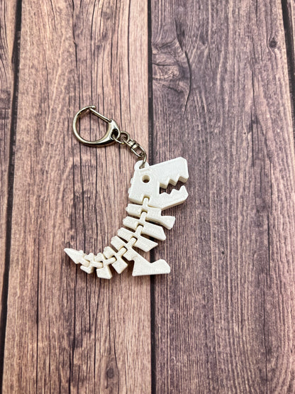 Flexi Rex Dinosaur Keychain