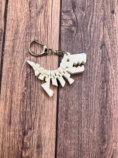Flexi Rex Dinosaur Keychain