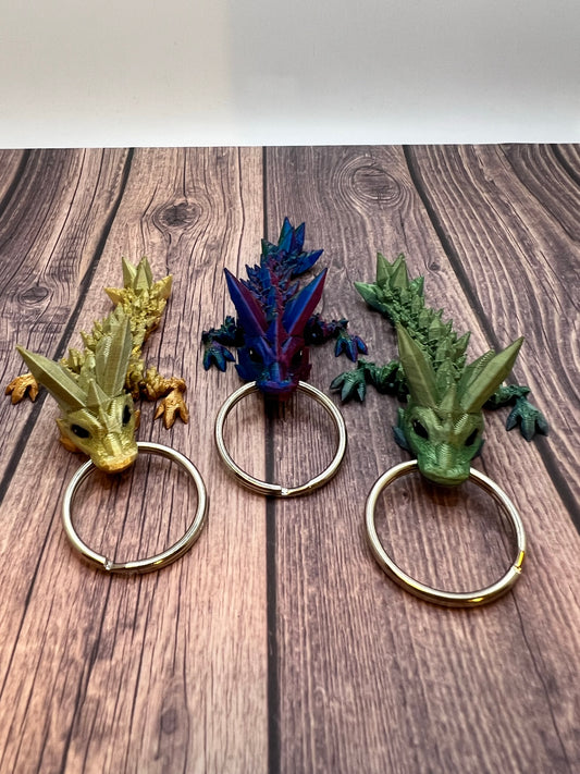 Crystal Dragon Tadling (Keychain/Bag Clip)