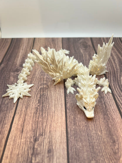 Winter Snowflake Dragon - Medium