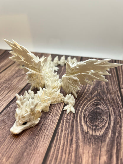 Winter Snowflake Dragon - Medium