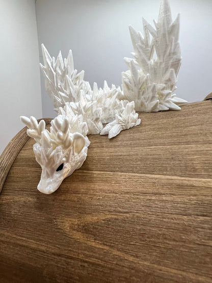 Winter Snowflake Dragon - Medium