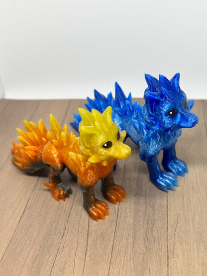 Crystal Wolf Pup - Medium