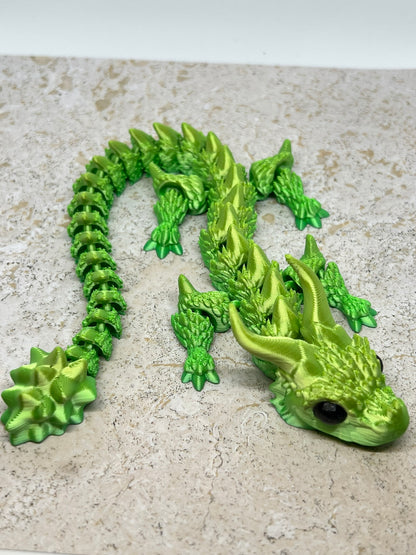 Horned Dragon with Scales - Medium