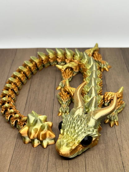 Horned Dragon with Scales - Large
