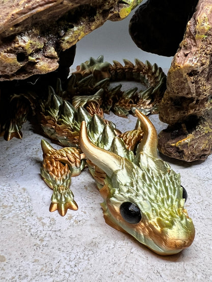 Horned Dragon with Scales - Large