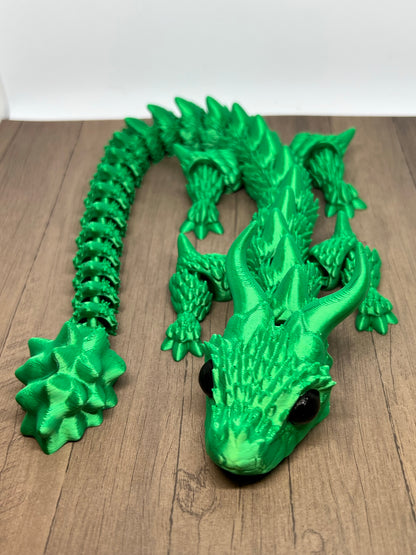 Horned Dragon with Scales - Large