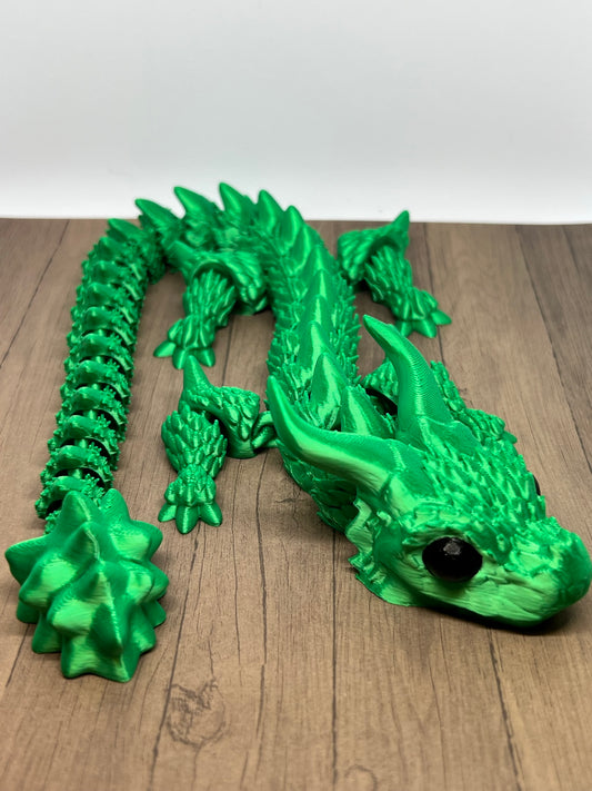 Horned Dragon with Scales - Large