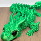Horned Dragon with Scales - Large