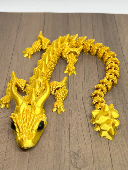 Horned Dragon with Scales - Medium