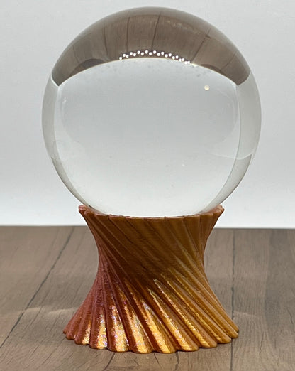 Sphere Stand - Spiral Twist (for 45-60mm Sphere)