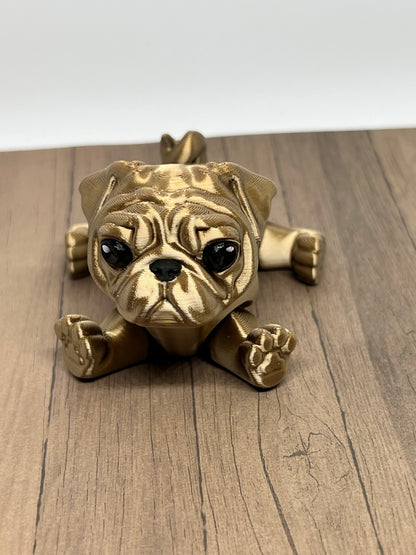 Pug Dog Flexi - Medium