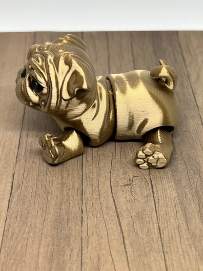 Pug Dog Flexi - Medium