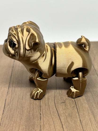 Pug Dog Flexi - Medium