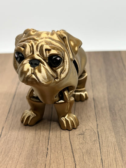 Pug Dog Flexi - Medium
