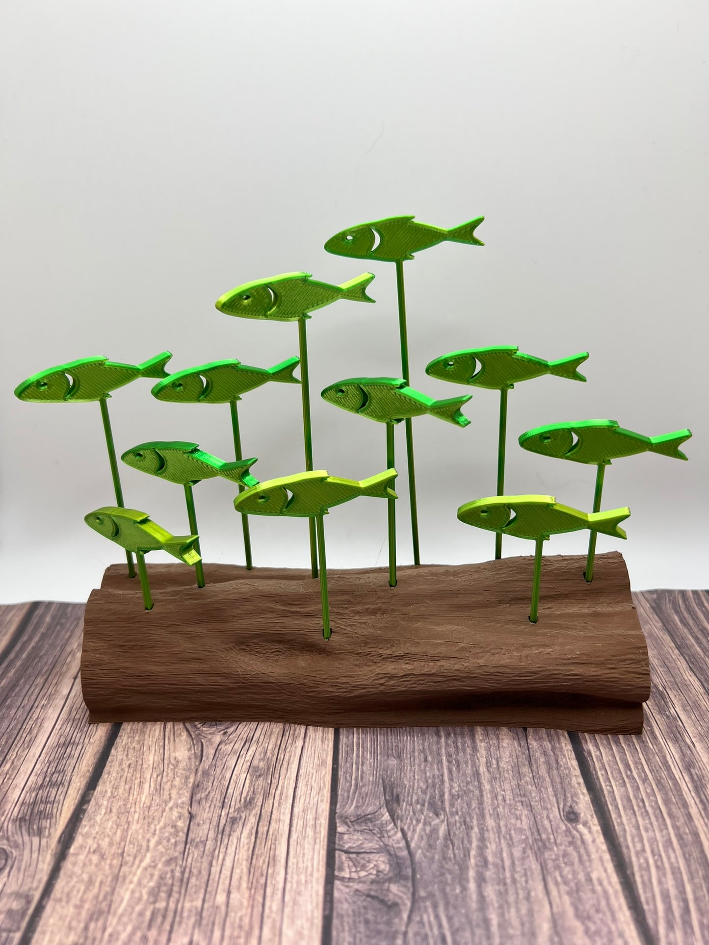 School of Fish with Log - Large