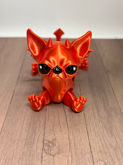Devil Chihuahua Dog Flexi - Medium