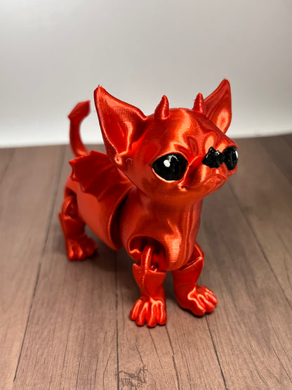 Devil Chihuahua Dog Flexi - Medium