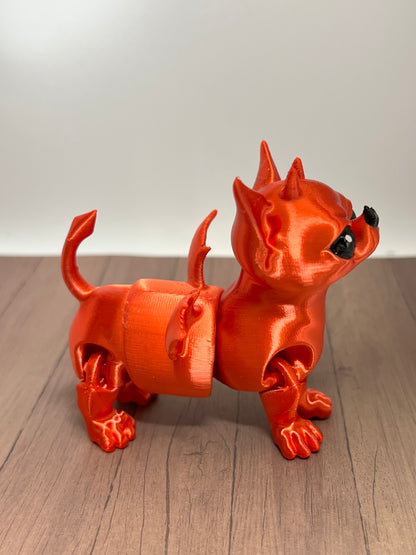 Devil Chihuahua Dog Flexi - Medium